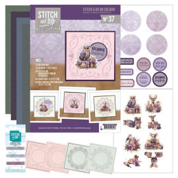 Stitch And Do - On Colour No. 37 - Pastel Purple Christmas
