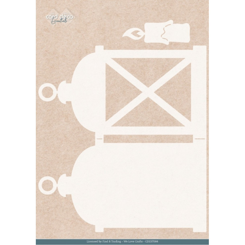 Card Deco Essentials - Stencil A4 - Lantern