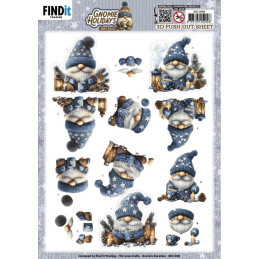 Pushout - Berries Beauties - Gnomie Holidays - Blue - SB11049