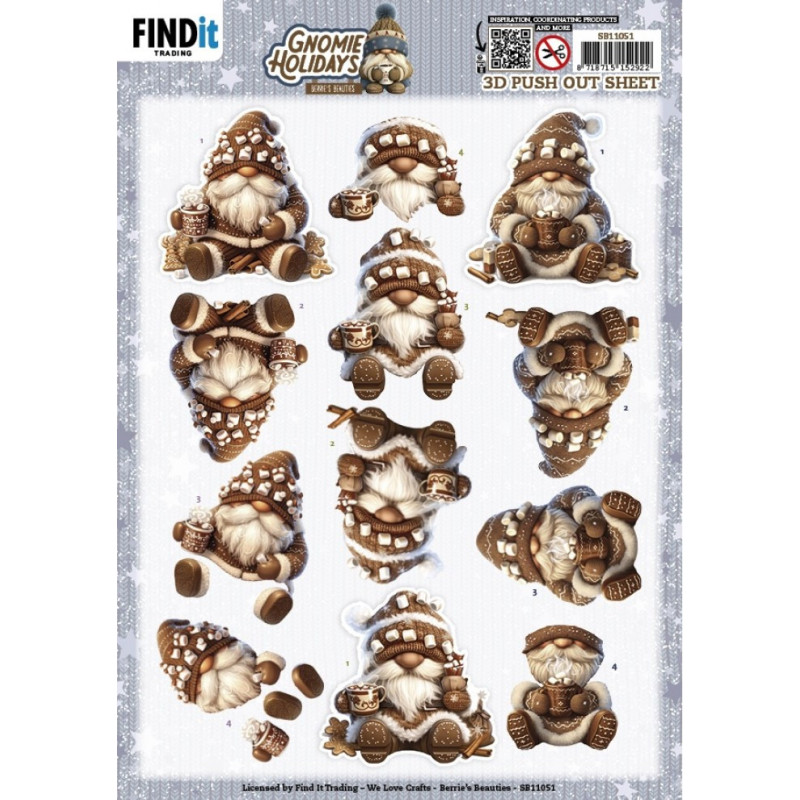 Pushout - Berries Beauties - Gnomie Holidays - Brown - SB11051