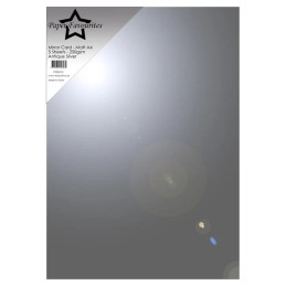 Paper Favourites - Mirror Card Glossy - Antique Silver