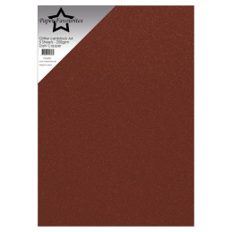 Paper Favourites - Glitter Cardstock - Dark Copper