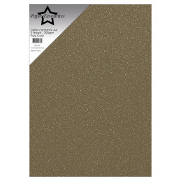 Paper Favourites - Glitter Cardstock - Pale Gold