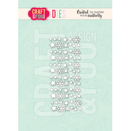 Craft & You - Mini Snowflakes - CW370