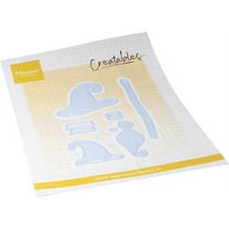 Marianne Design - Creatables - Witch Hats & Broomstick - LR0935