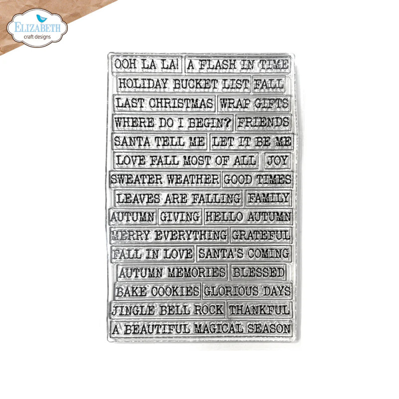 Elizabeth Craft Designs - Stamps - Art Journal Specials - Journal Phrases 6