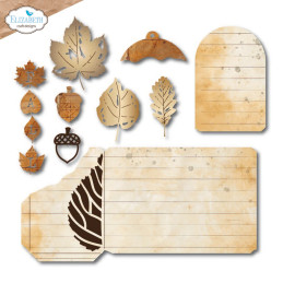 Elizabeth Craft Designs - Art Journal Specials - Fall Leaves