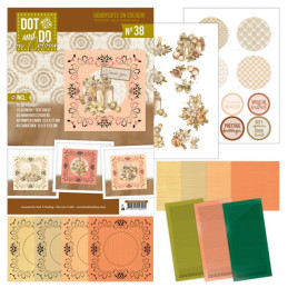 Dot And Do On Colour 38 - Frosted Gold Christmas