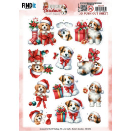Pushout - Berries Beauties - A Very Furry Christmas - Puppy - SB11054