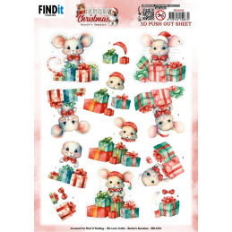 Pushout - Berries Beauties - A Very Furry Christmas - Mouse - SB11056