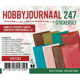 Hobbyjournaal Stickerset 247