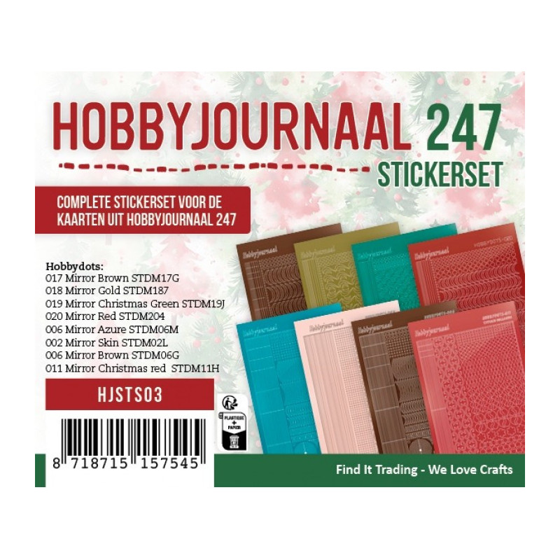 Hobbyjournaal Stickerset 247
