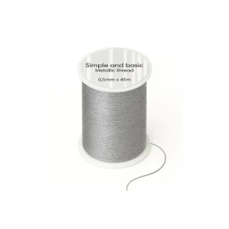 Simple And Basic - Metallic Thread - Silver