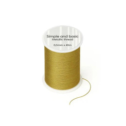 Simple And Basic - Metallic Thread - Gold