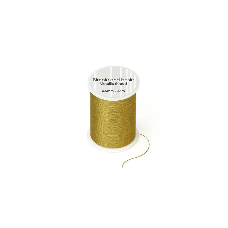 Simple And Basic - Metallic Thread - Gold