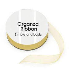 Simple And Basic - Organza Ribbon - Cream