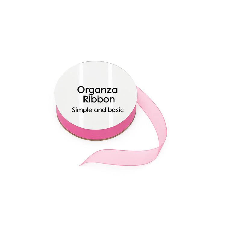 Simple And Basic - Organza Ribbon - Pink