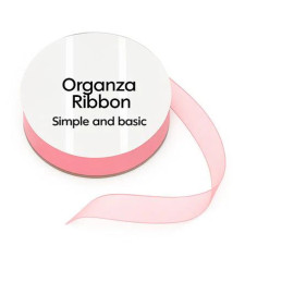 Simple And Basic - Organza Ribbon - Salmon