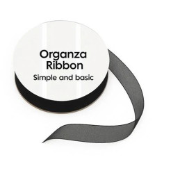 Simple And Basic - Organza Ribbon - Black