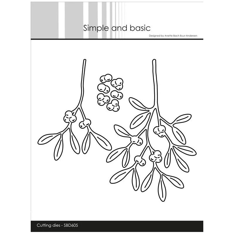 Simple And Basic - Beautiful Mistletoe - SBD605