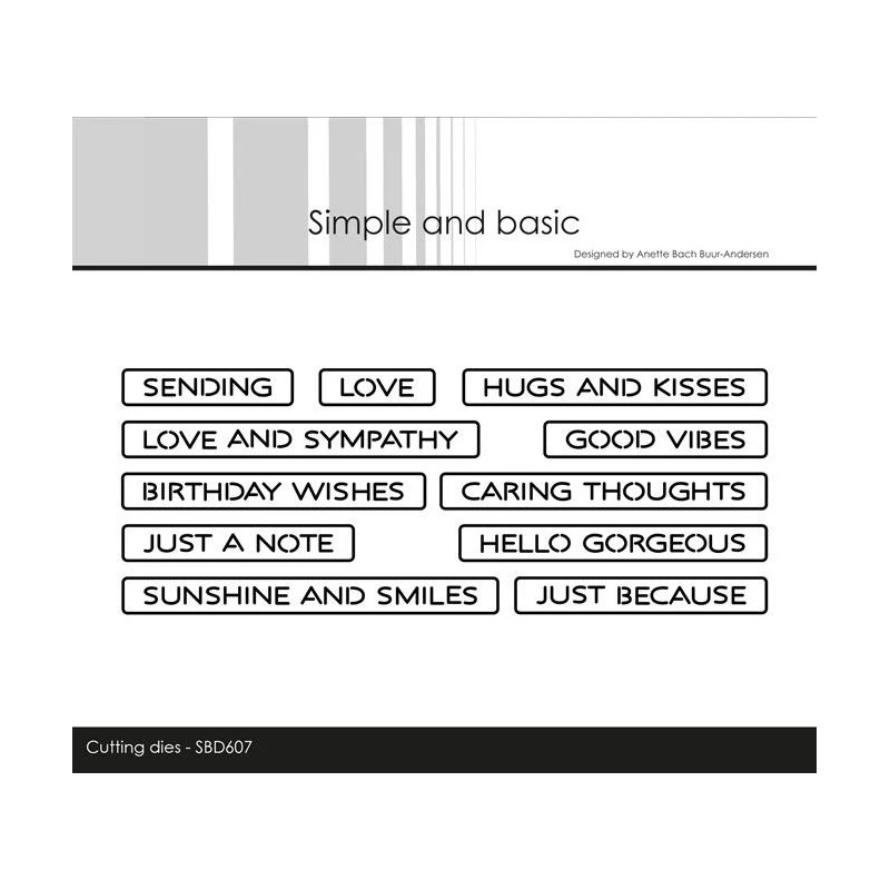 Simple And Basic - All-In-One Plate - Good Vibes - SBD607