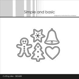 Simple And Basic - Christmas Cookies - SBD608
