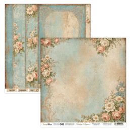 ScrapBoys - Papirblok 30x30 - Vintage Elegance