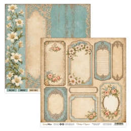 ScrapBoys - Papirblok 30x30 - Vintage Elegance