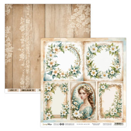 ScrapBoys - Papirblok 30x30 - Flowers Melody