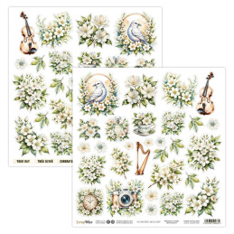 ScrapBoys - Papirblok 30x30 - Flowers Melody