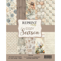 Reprint - Papirpakke 15x15 - Cozy Season - RPP108