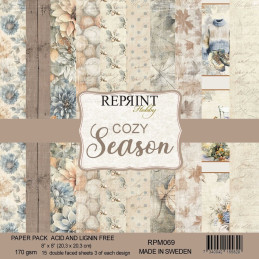 Reprint - Papirpakke 20x20 - Cozy Season - RPM069