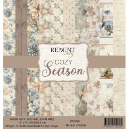 Reprint - Papirpakke 30x30 - Cozy Season - CRP090
