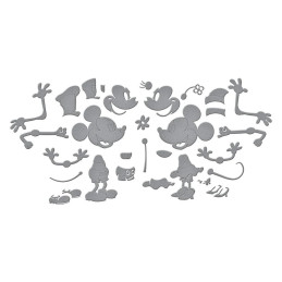 Spellbinders - Classic Mouse Collection - Steamboat Willie Duo - S6-261