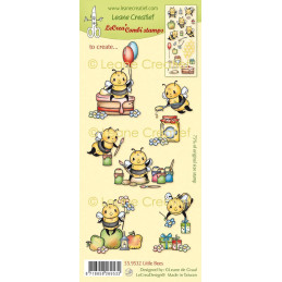 Leane Creatief - Clear Stamp - Little Bees - 55.9532