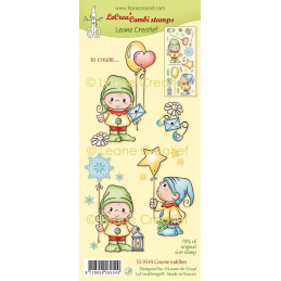 Leane Creatief - Clear Stamp - Gnome Toddlers - 55.9549