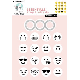 Studio Light - Stamp & Die - Emoticons - CCL-ES-SCD95