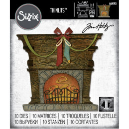 Sizzix - Tim Holtz - Thinlits Die - Fireside - 664193