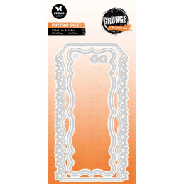 Studio Light - Grunge Collection - Slimline & Label - SL-GR-CD1014