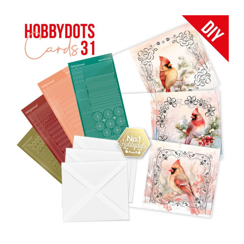 Dot And Do Cards 31 - Red Birds