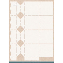 Card Deco Essentials - Stencil A4 - Toffee Box