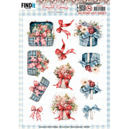 Pushout - Berries Beauties - Frosted Florals - Bow - SB11058