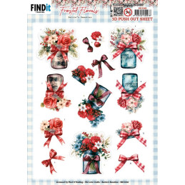 Pushout - Berries Beauties - Frosted Florals - Vase - SB11060
