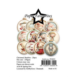 Paper Favourites - Die Cuts - Christmas Baubles - PFD033