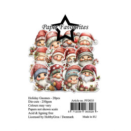 Paper Favourites - Die Cuts - Holiday Gnomes - PFD035