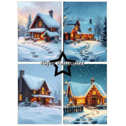Paper Favourites - Papirpakke A6 - Cozy Winter - PFA597