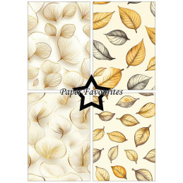 Paper Favourites - Papirpakke A5 - Leaves - PFA200