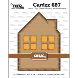 CREAlies - Cardzz - Double Card House With Windows - CLCZ627