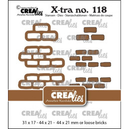 CREAlies - X-tra No.118 - Brickwall Large With Loose Bricks - CLXtra118