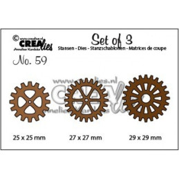 CREAlies - Set Of 3 - Gears - CLSet59